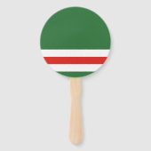 Tsjetsjeense Republiek Ichkeria-vlag Reeks ventila Handwaaier (Achterkant)