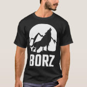 Tsjetsjenië Tsjetsjeense Republiek Borz T-shirt (Voorkant)