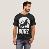 Tsjetsjenië Tsjetsjeense Republiek Borz T-shirt (Voorkant volledig)