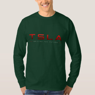TSLA-aandelenbelegger tickersymbool grafische kuns T-shirt