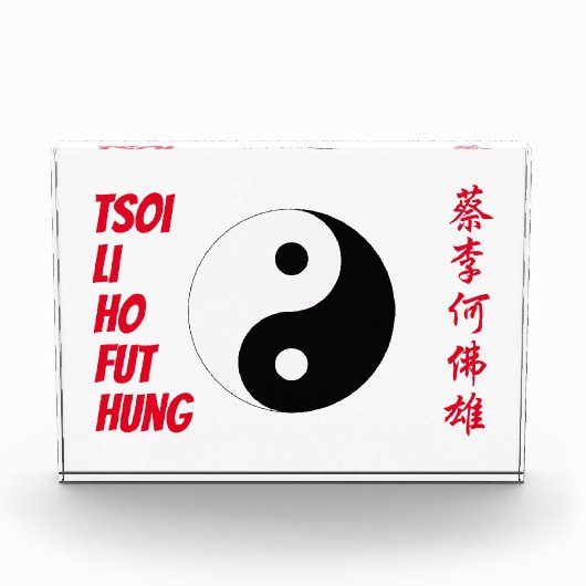 Tsoi Li Ho Fut Hung Kung Fu San Soo Vijf families Fotoblokken (Voorkant)