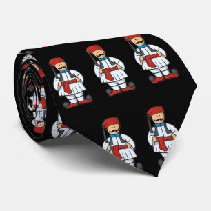 Tsolias Cartoon Pattern Stropdas