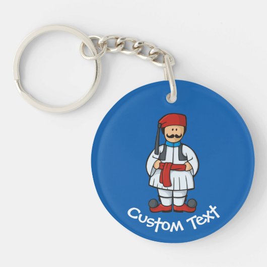 Tsolias Cartoon Sleutelhanger (Voorkant)