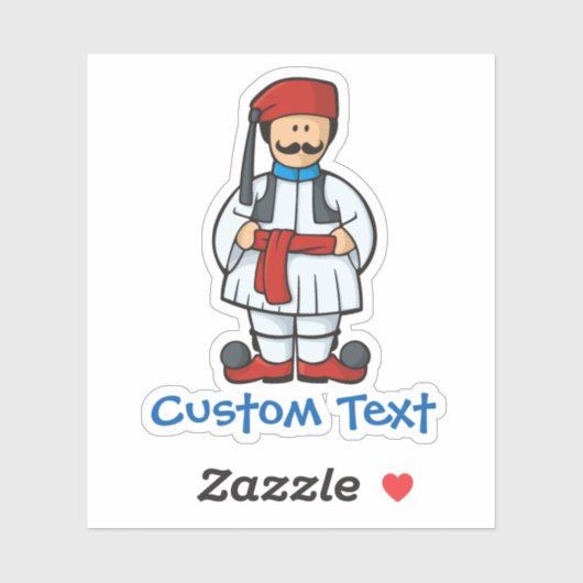 Tsolias-Cartoon Sticker (Vel)