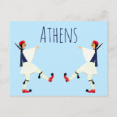 Tsolias (Evzones) met fustanella Athene Briefkaart (Voorkant)