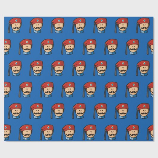 Tsolias Head Pattern Cadeaupapier (Vlak)