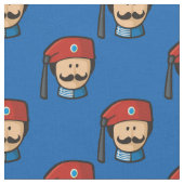 Tsolias Head Pattern Stof (Close Up)