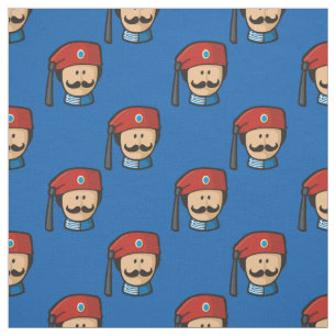 Tsolias Head Pattern Stof