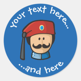 Tsolias Head Ronde Sticker