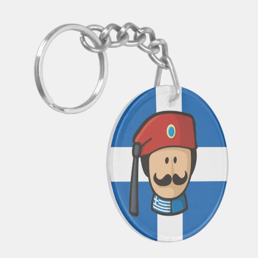 Tsolias Head Sleutelhanger (Voorkant Links)