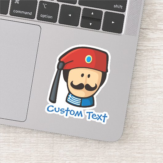 Tsolias Head Sticker (Detail)