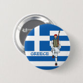 Tsolias-pictogram Ronde Button 5,7 Cm (Voorkant /achterkant)