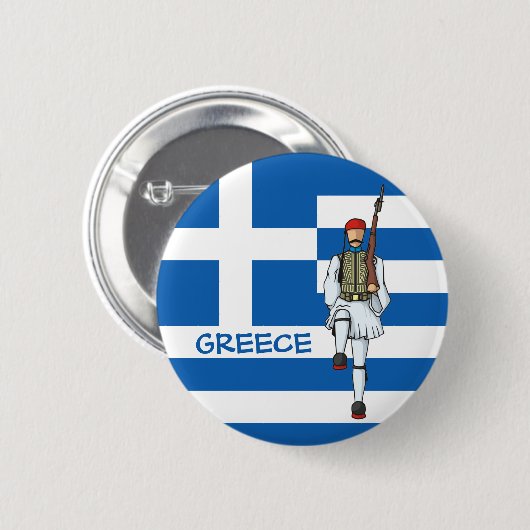 Tsolias-pictogram Ronde Button 5,7 Cm (Voorkant /achterkant)