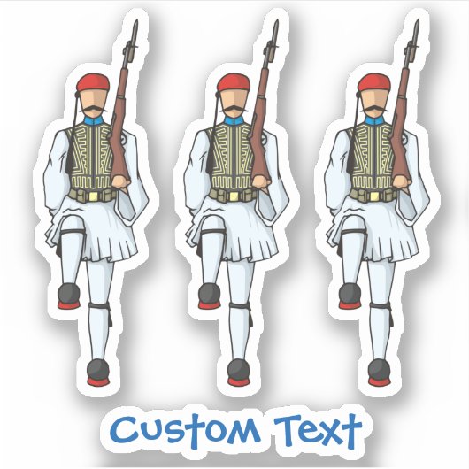 Tsolias-pictogram Sticker (Voorkant)