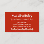 Tsoureki - Armeense feestelijke bakkerij Visitekaartje (Achterkant)