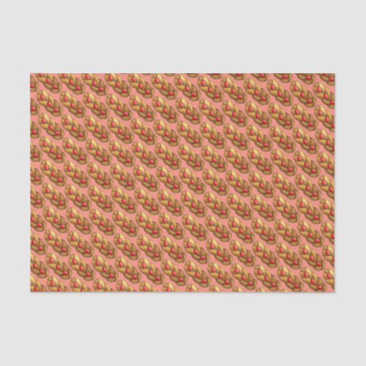 Tsoureki Grieks Armeens Holiday Paasbrood Tissuepapier (Voorkant)