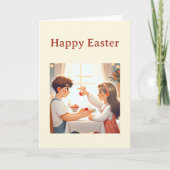 Tsourgrisma Grieks Pasen Kaart (Voorkant)