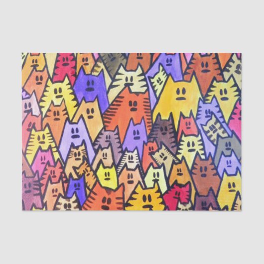 TSP - 0060 - CATS - Weefselpapier Tissuepapier (Voorkant)