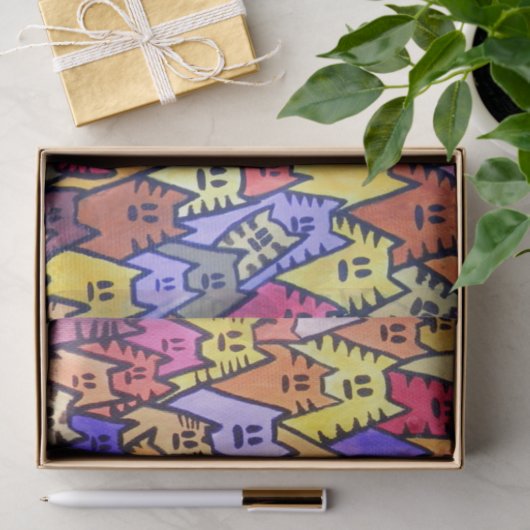 TSP - 0060 - CATS - Weefselpapier Tissuepapier (Geschenk)