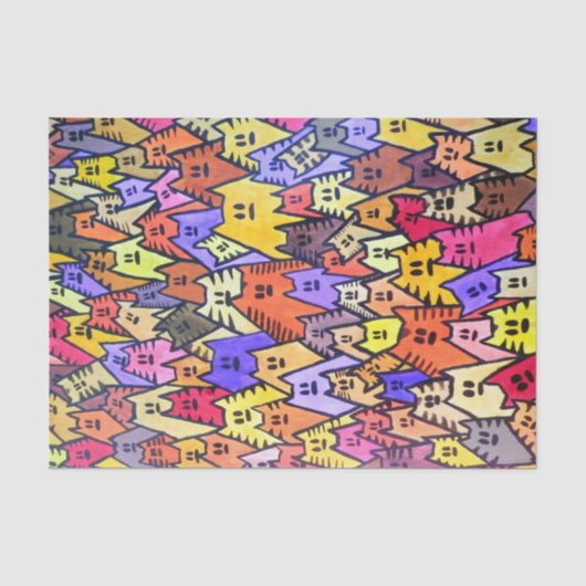 TSP - 0061 - CATS - Weefselpapier Tissuepapier (Voorkant)