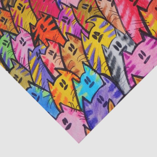 TSP - 0091 - CATS - Weefselpapier Tissuepapier (Detail)