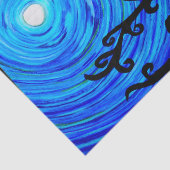 TSP 098 - Kat en maanlicht - Weefselpapier Tissuepapier (Detail)