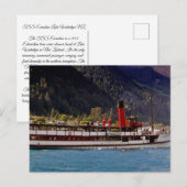 TSS Earnslaw stoomschip 1912 Briefkaart (Voorkant / Achterkant)