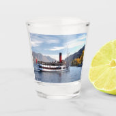 TSS Earnslaw stoomschip 1912 Shot Glas (Voorkant)