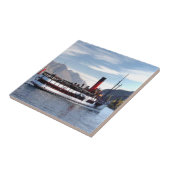 TSS Earnslaw stoomschip 1912 Tegeltje (Zijkant)