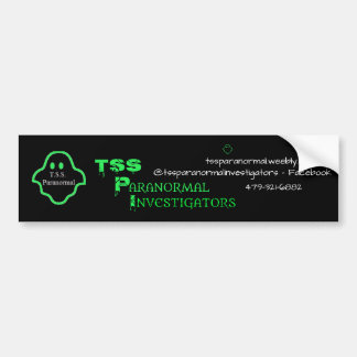 TSS Paranormale Bumpersticker van onderzoekers