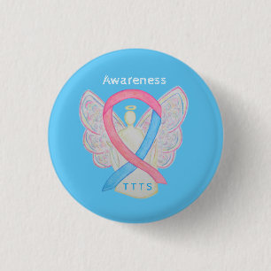 TST Bewustmaking van dubbele tot dubbele transfusi Ronde Button 3,2 Cm