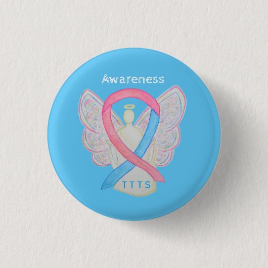 TST Bewustmaking van dubbele tot dubbele transfusi Ronde Button 3,2 Cm (Voorkant)