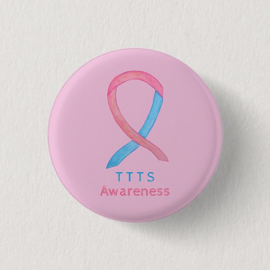 TST Bewustmaking van dubbele tot dubbele transfusi Ronde Button 3,2 Cm (Voorkant)