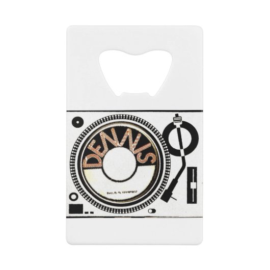 TST/DENNIS BRAND CREDITKAART FLESSENOPENER (Voorkant)