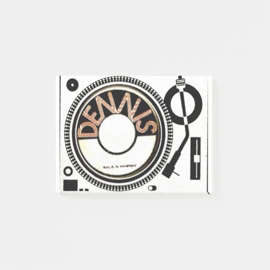 TST /DENNIS BRAND POST-IT® NOTES (Voorkant)