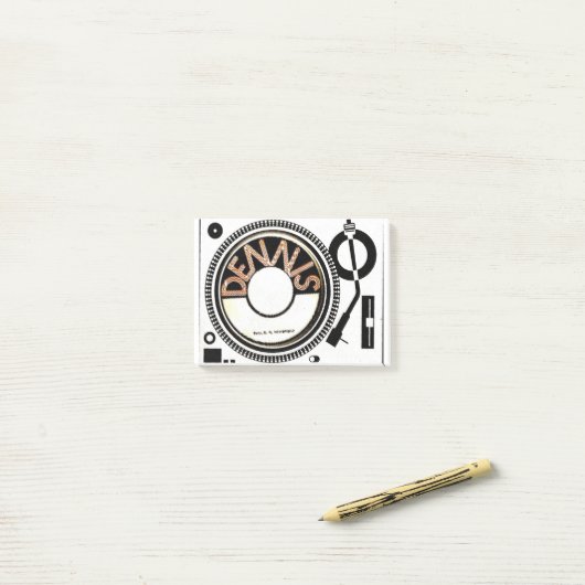 TST /DENNIS BRAND POST-IT® NOTES (Op bureau)