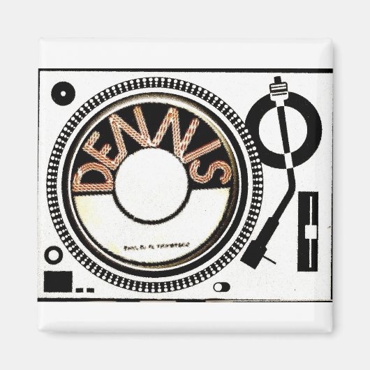 TST / DENNIS DRAAItafel MERCHANDISE Magneet (Voorkant)