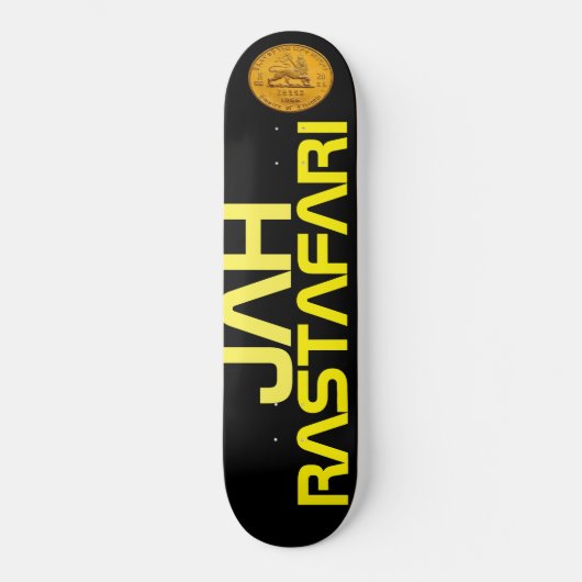TST / JAH RASTAFARI Skateboard (Voorkant)