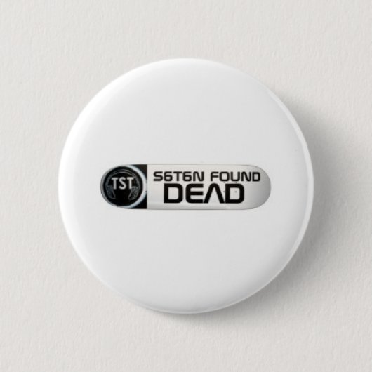 TST Satan dood gevonden Ronde Button 5,7 Cm (Voorkant)