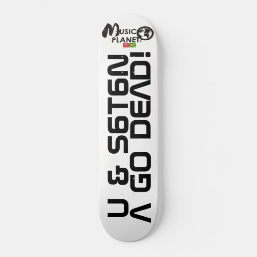 TST U & SATAN A GO DEAD Skateboard (Voorkant)