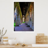 Tstage Abbey Cistercian Monastery Wales Poster (Keuken)