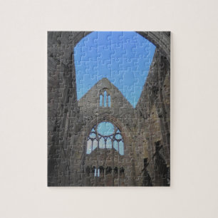 Tstage Abbey, klooster van Cistercian, Wales Legpuzzel