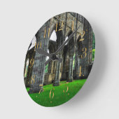 Tstage Abbey, klooster van Cistercian, Wales Ronde Klok (Hoek)