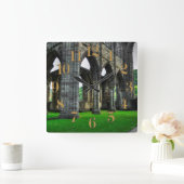 Tstage Abbey, klooster van Cistercian, Wales Vierkante Klok (Huis)