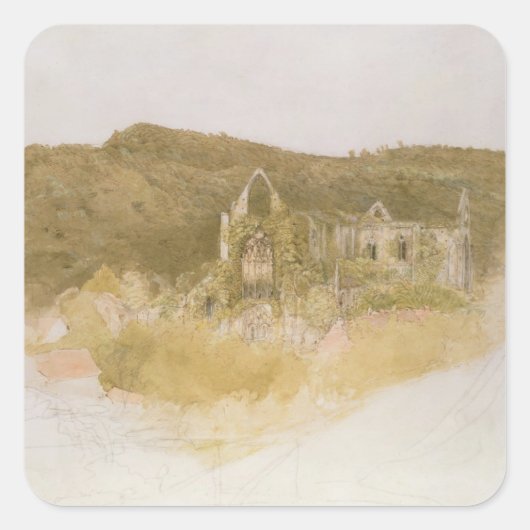 Tstage Abbey Vierkante Sticker (Voorkant)