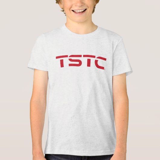 TSTC Blok Logo 18 Tri-Blend Shirt (Voorkant)