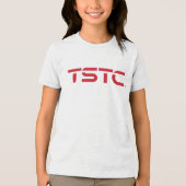 TSTC Blok Logo 18 Tri-Blend Shirt (Voorkant)