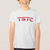 TSTC Blok Logo 18 Tri-Blend Shirt (Voorkant)