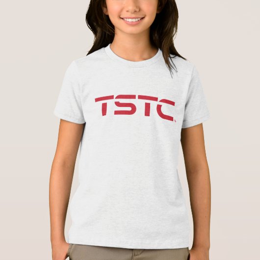 TSTC Blok Logo 18 Tri-Blend Shirt (Voorkant)