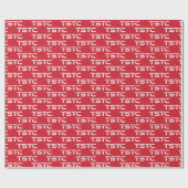 TSTC Blok Logo Cadeaupapier (Vlak)